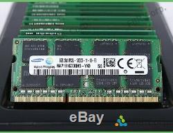 EXC Lot 10 8GB Samsung PC3L-12800S DDR3L 1600 SO-DIMM Laptop Memory Notebook RAM