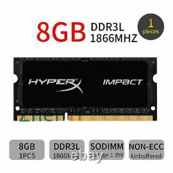 For HyperX Impact 32GB 16GB 8GB DDR3L PC3L-14900S 1866MHz Laptop Memory RAM LOT