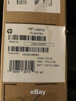 HP 15-BS078NR i7-7500U Laptop with 8GB RAM & 1TB HDD Memory in Free Shipping