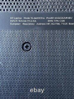 HP Laptop 15-da003na 15.6, 4GB Ram, 1TB Memory