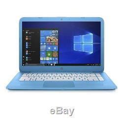HP Stream 14 Laptop Intel Celeron N3060 4GB RAM 32FB Flash Memory Aqua Blue
