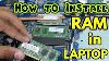 How To Install A Ram In Laptop HP Dell Lenevo Hindi