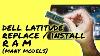 How To Upgrade Ram On Dell Latitude Laptop Computer
