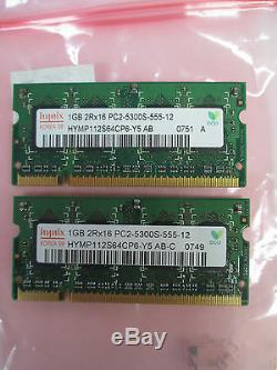 Hynix 2GB DDR2 Laptop RAM Memory 2 X 1GB DDR2 555 SODIMM PC2-5300 200pin RAM