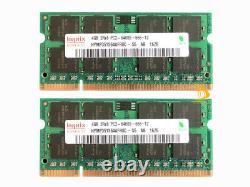 Hynix 8GB 4GB 2GB 2RX8 DDR2 800MHz PC2-6400 SO-DIMM Laptop RAM Memory 200Pin LOT
