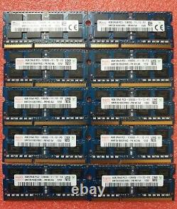 Hynix Job Lot 10x4GB DDR3 PC3-12800S 1600MHz SODIMM Laptop RAM Memory 204pin
