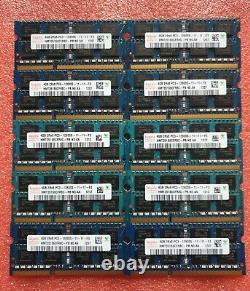 Hynix Job Lot 10x4GB DDR3 PC3-12800S 1600MHz SODIMM Laptop RAM Memory 204pin