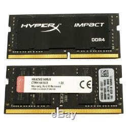 HyperX Gaming Laptop Sodimm Ram Memory sticks 16GB (2 x 8GB) Pair 2400Mhz CL14
