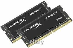 HyperX Impact DDR4 32GB Memory 2666MHz CL15 (2x16GB Kit) NUC SODIMM Laptop RAM