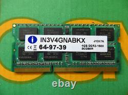 Integral 4GB PC3 12800 1600 DDR3 Sodimm Laptop RAM Memory 1x 4096MB Single Stick