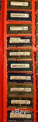 Job Lot 30 × 4GB DDR3 PC3-12800 Laptop Memory RAM