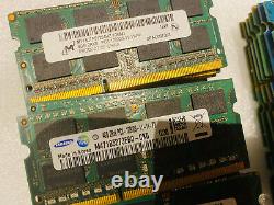 Job Lot 50 x 4GB DDR3 PC3-12800 Memory Laptop RAM Modules SODIMM 204 Pin