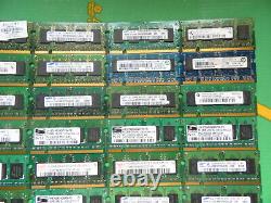 Job Lot 50 x Laptop RAM Memory DDR2 512MB 5300 4200 Scrap Gold (R2)