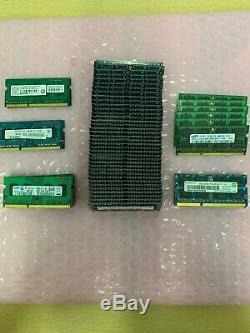 Job Lot 56 x 2GB sticks DDR3 Mixed speeds Laptop Ram Notebook Memory SODIMM