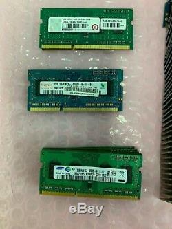 Job Lot 56 x 2GB sticks DDR3 Mixed speeds Laptop Ram Notebook Memory SODIMM
