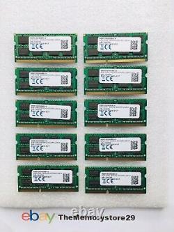 Job lot 10 x 8GB DDR3 Laptop Memory RAM Modules PC3L-12800 1600MHz 204 Pin