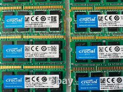 Job lot 30 x 4GB Crucial DDR3 Memory Laptop RAM Modules SODIMM 204 Pin