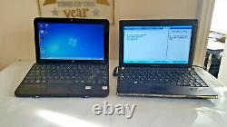 Joblot of mini notebook 6 with hdd and memory 1gb ram 160 hdd 120 hdd windows in