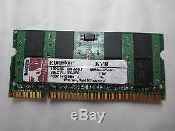 Kingston 2GB PC2-5300 DDR2 667 SODIMM Laptop RAM Memory 1 x 2048MB Single Stick