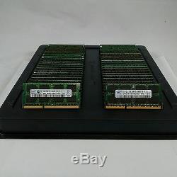 LOT 100 SAMSUNG MICRON HYNIX 2GB DDR3 PC3-10600 1333MHz Laptop SODIMM MEMORY RAM