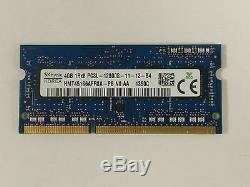 LOT 50 HYNIX HMT451S6AFR8A-PB 4GB 1Rx8 DDR3 PC3L-12800 1600MHz LAPTOP MEMORY RAM