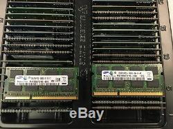 LOT OF 50 2GB 2Rx8/1Rx8 PC3 DDR3 Laptop Ram Memory MIX BRANDS