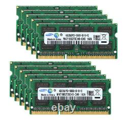 LOT Samsung 4GB 2RX8 DDR3 1333MHz PC3-10600S 204PIN SO-DIMM Laptop RAM Memory