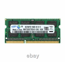 LOT Samsung 4GB 2RX8 DDR3 1333MHz PC3-10600S 204PIN SO-DIMM Laptop RAM Memory