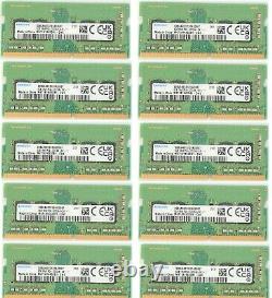 LOT of 10 Samsung 8GB DDR4 SODIMM RAM 3200MHz PC4-3200AA SDRAM Laptop Memory