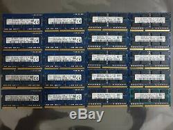 Laptop DDR3 4GB PC3L-PC3-12800 204PIN x100Pcs Various brands Ram Memory job lot
