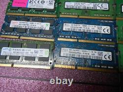 Lot (18) Pieces 8GB 4GB PC3/PC4 Laptop RAM Memory Mixed by Speed Brand
