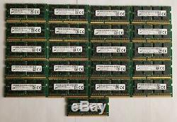 Lot 21 ea- Micron 8GB 2Rx8-PC3L-12800S Laptop RAM Memory Sticks