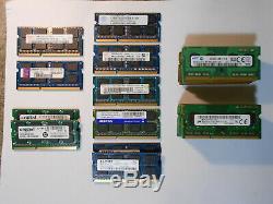 Lot (30) 4GB DDR3-1600/1333/1067 PC3/PC3L 12800S/10600S/8500S RAM Laptop Memory
