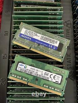 Lot 50 Samsung & Hynix 4GB PC3L-12800S DDR3 1600 Laptop Memory RAM withTRAY