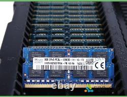Lot 8 8GB Hynix PC3L-12800S DDR3L 1600 SODIMM Laptop RAM HMT41GS6BFR8A-PB Memory