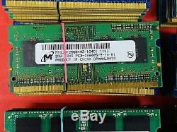 Lot Of 100 2GB MEMORY RAM Pc3 10600S Mix Brand For Laptop