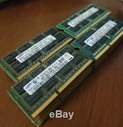 Lot Of 20 Samsung 4gb 2rx8 Pc3-10600s Different Models Ddr3 Memory Ram Laptop