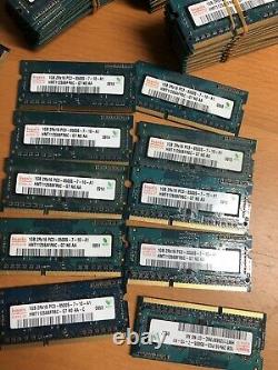 Lot Of 490pcs 1GB mixed PC3-8500S Laptop Memory Ram, Samsung, Hynix, MICRON