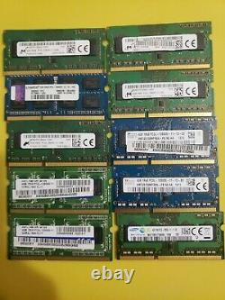 Lot Of 50 4gb Pc3 Mixed Brands & Models Ddr3 Laptop Memory Ram