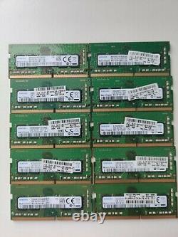 Lot of 10 Samsung 8GB 1RX8 DDR4 PC4-2400T Laptop Memory RAM M471A1K43CB1-CRC