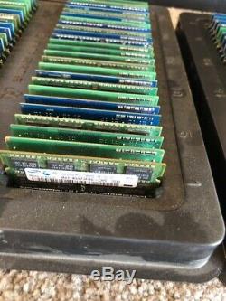 Lot of 100 2GB DDR3-SODIMM Laptop Memory RAM Various Manufacturers and Speeds