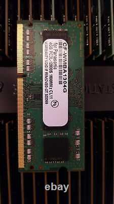 Lot of 100 4GB PC3L SO-DIMM Laptop Memory RAM 12800