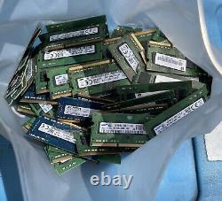 Lot of 100 DDR3 PC3 4GB Laptop Memory RAM mixed speeds Tested Working