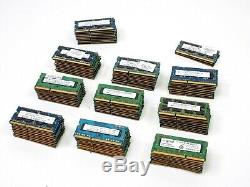 Lot of 103 RAM Sticks of 2GB DDR3 PC3 LAPTOP Memory RAM Various Brands & Speeds