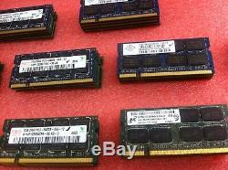 (Lot of 110) Mixed Brand 2GB PC2-6400 800MHz DDR2 SODIMM Laptop Memory RAM R736