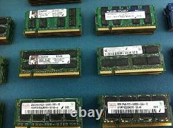 (Lot of 130) 2GB Mixed Brand / Mixed Speed DDR2 Laptop Memory RAM R260