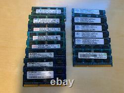 Lot of 14 4GB module PC3-10600s Laptop SODIMM DDR3 1333 MHz 204-Pin Memory RAM
