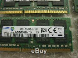 Lot of 17 8GB DDR3L PC3L Laptop Memory RAM Lot 136GB Total