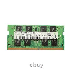 Lot of 17 8GB PC4-2400T(7), 2133P(10) Laptop Memory Ram Mixed Brands
