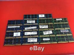 (Lot of 18) Mixed Brand 4GB PC3-10600 1333MHz DDR3 SODIMM Laptop Memory RAM R139